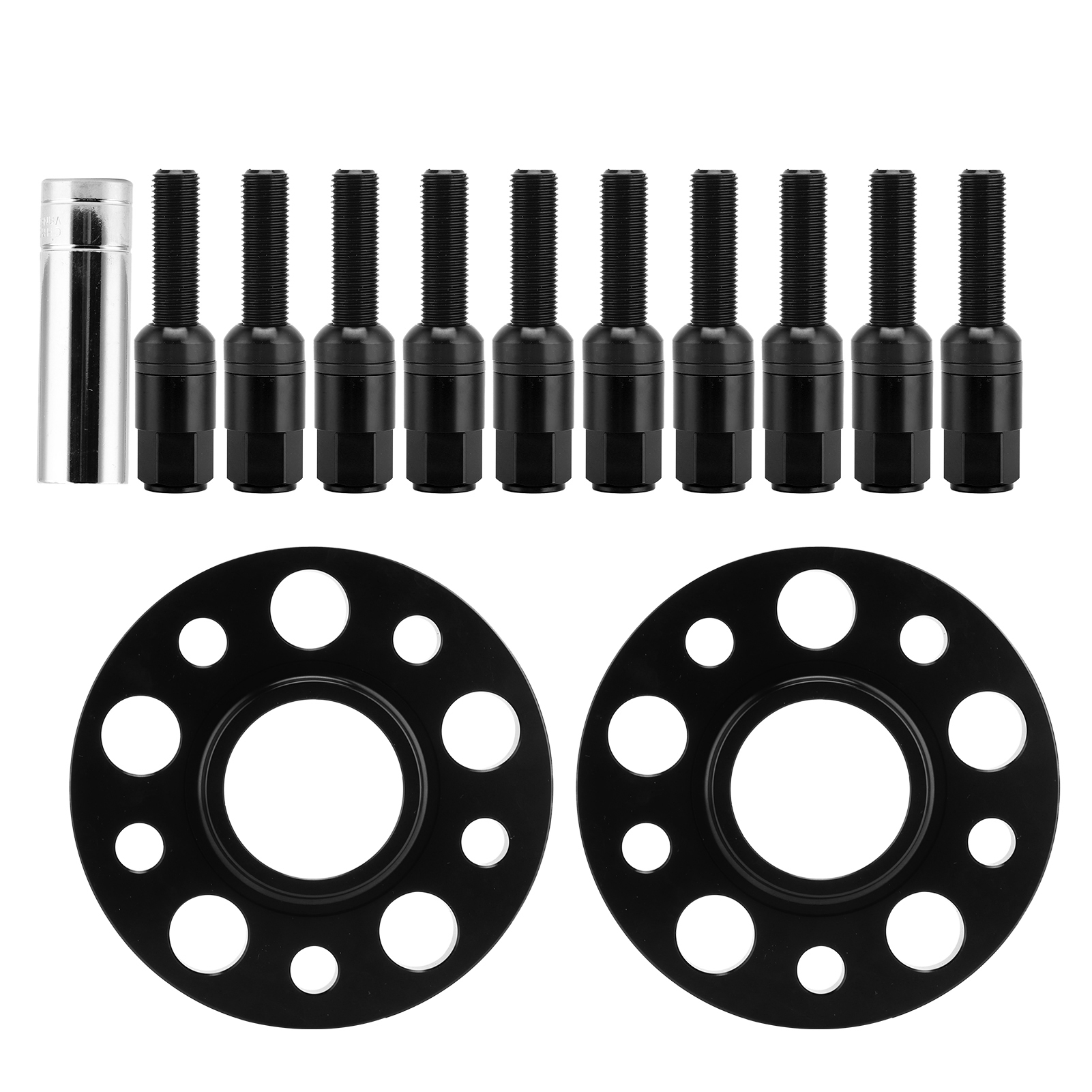 Radabstandshalter-set M14x1,25 Mit 20-mm-flansch, Passend Für Bmw 1er F40 (2019–2020), Schwarz