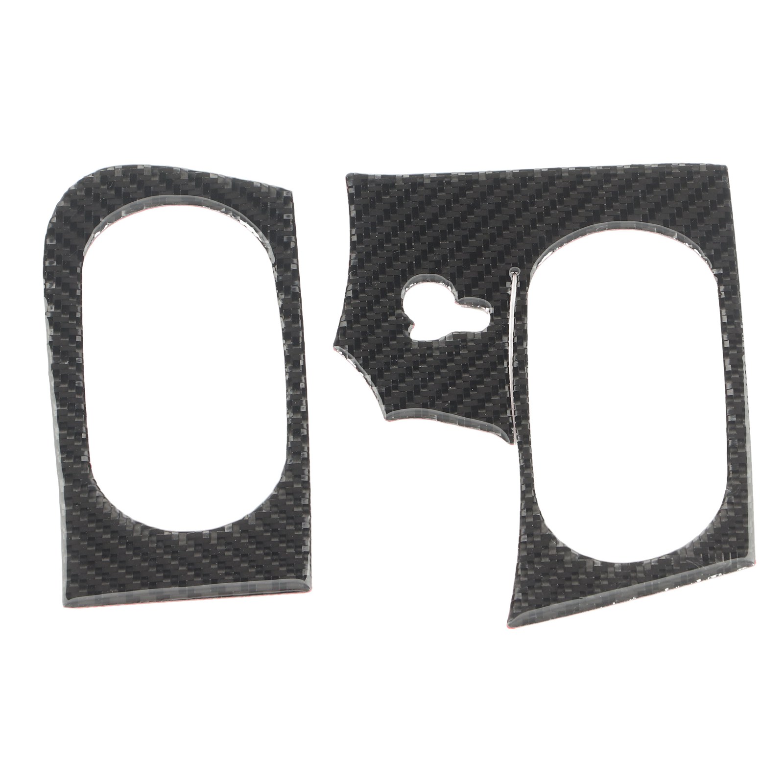 Carbonfaser-aufkleber Für Die Seitlichen Lüftungsschlitze Im Innenraum, Luftauslassblende, Ersatzteil Für Corvette C6 2005-2013, Schwarzes Dekorationsset.