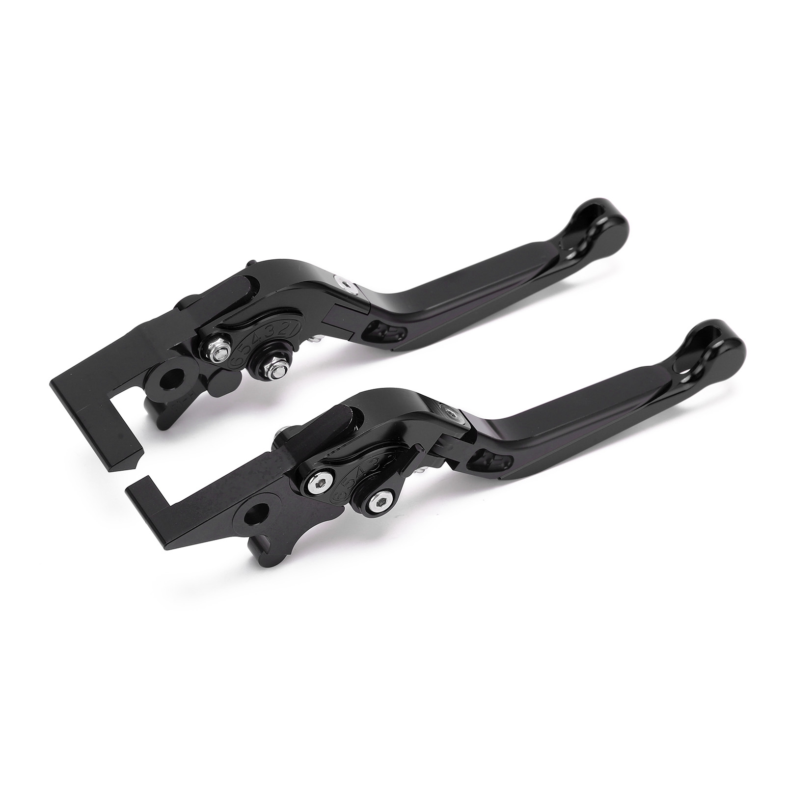 Zweiteiliger Motorrad-brems- Und Kupplungshebel, Verstellbar, Cnc-gefräste Aluminiumlegierung, Schwarz, Ersatz Für Adv150 2019-2021