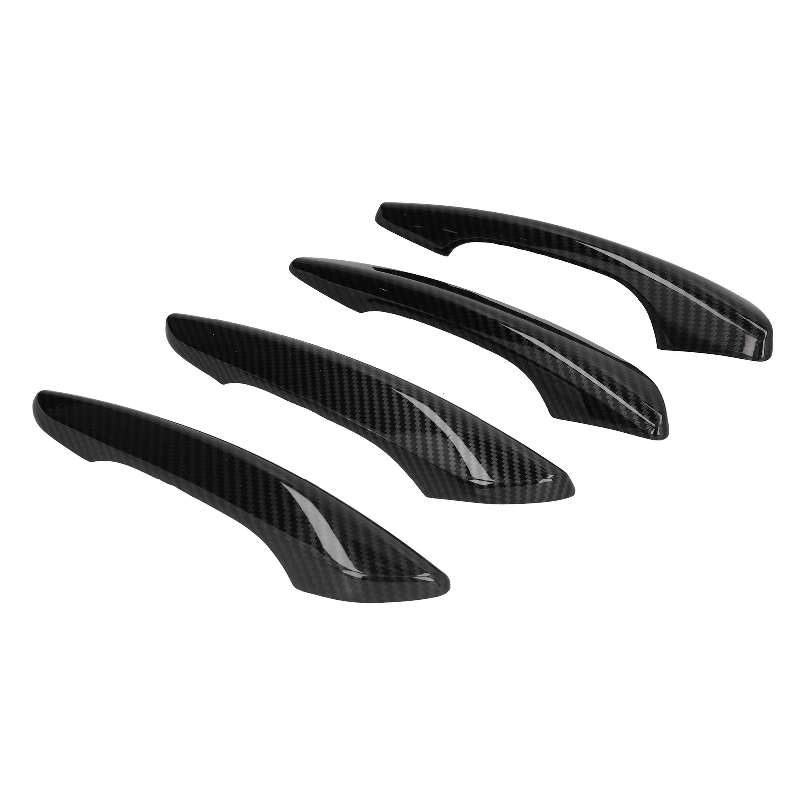 Außentürgriff In Carbonfaser-optik, Ersatzteil Für Mazda 3 Hatchback Bp 2019-2020, 4-teiliges Set, Schwarze Zierleiste.