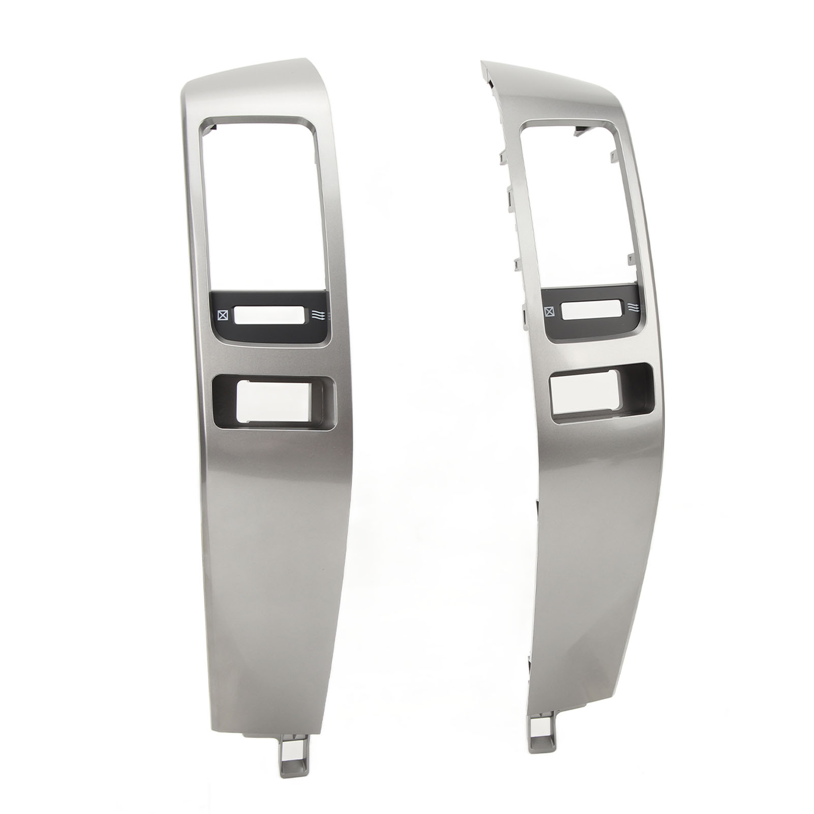 Stück Lüftungsblenden Für Armaturenbrett 55474-60040, Links Und Rechts, Ersatzteil Für Land Cruiser Prado J120 (2003–2009), Silber