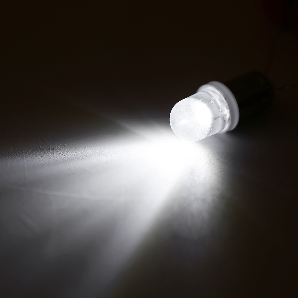 20 Stück T11 T4w Ba9s H6w 1895 Weiße Led-autolampe Konvex Armaturenbrett 1 Led