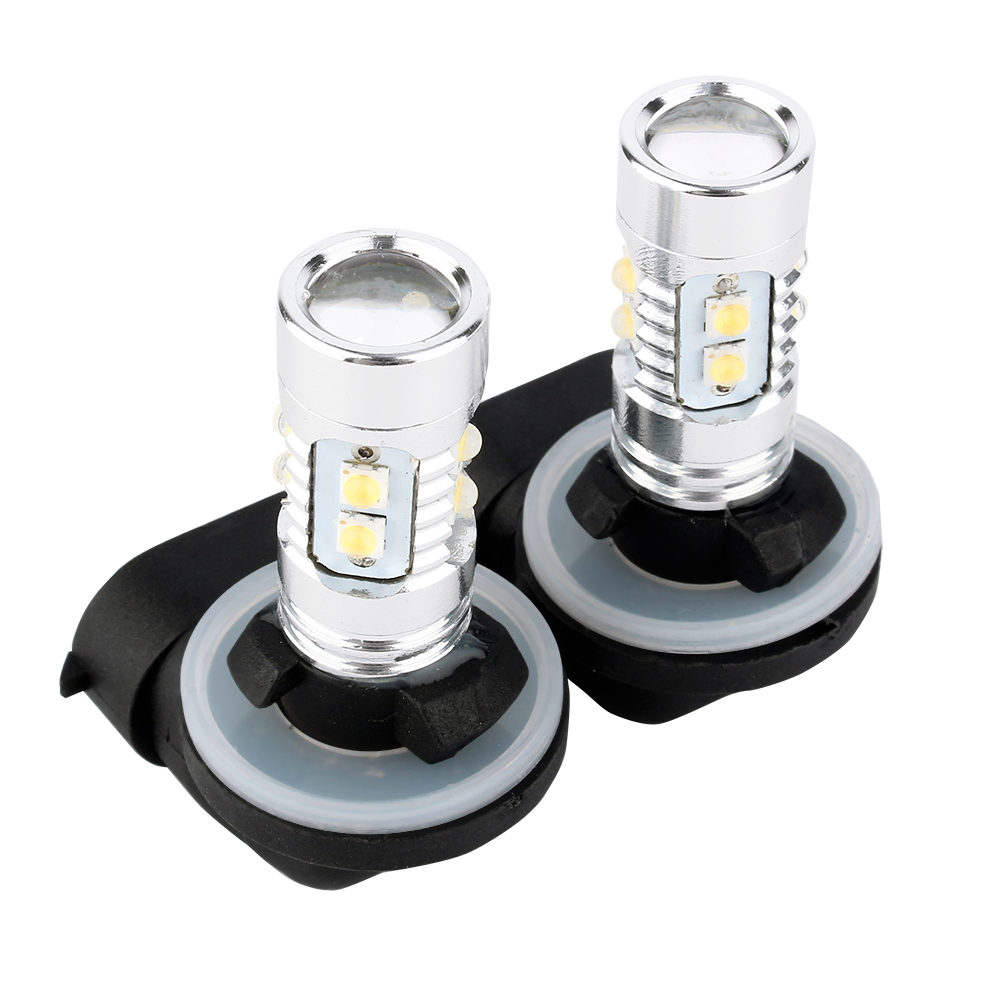 Zwei H27 881 50w Led-lampen Für Nebelscheinwerfer, Leistungsstarke Beleuchtung, Einfacher Austausch, Kaltweißes Licht, 2er-pack, Kompatibel Mit Autos