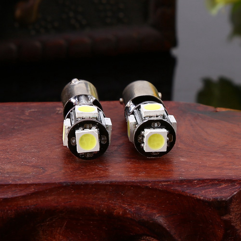 2x Weiße Led-auto-decoderlampe, Ersatzbirne Für Die Innenraumbeleuchtung Des Autos (seitenparklicht)