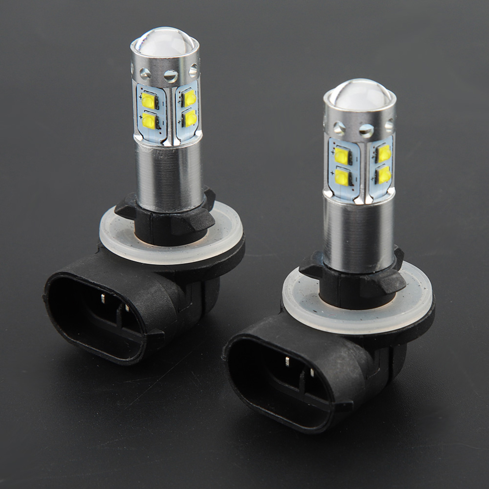2 X 50w 12-24v Hochleistungs-led-lampen Für Nebel-/tagfahrlicht Für Hyundai Accent, 2er-pack, Kaltweiß