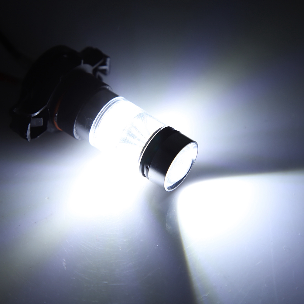 2er-pack H16 3030 100w 1000lm Led-lampen, Nebelscheinwerfer, Fernscheinwerfer, Kaltweiß