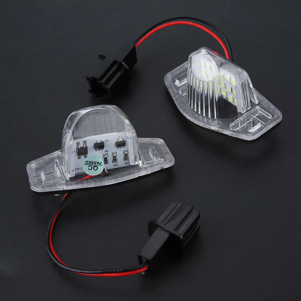 2x Led-kennzeichenbeleuchtung, 18 Weiße Leds Für Honda Fit Jazz 2002-2014, Rechte Und Linke Seitenbeleuchtung, Autolampen