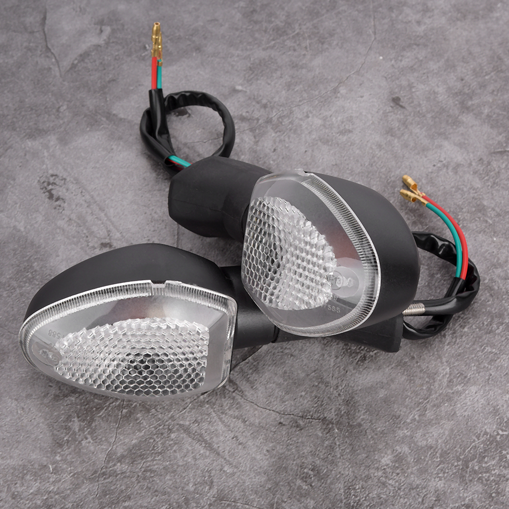 2 Stück Motorrad-led-blinkerleuchten Passend Für Suzuki Gsx-s 1000f 750 (weiß)