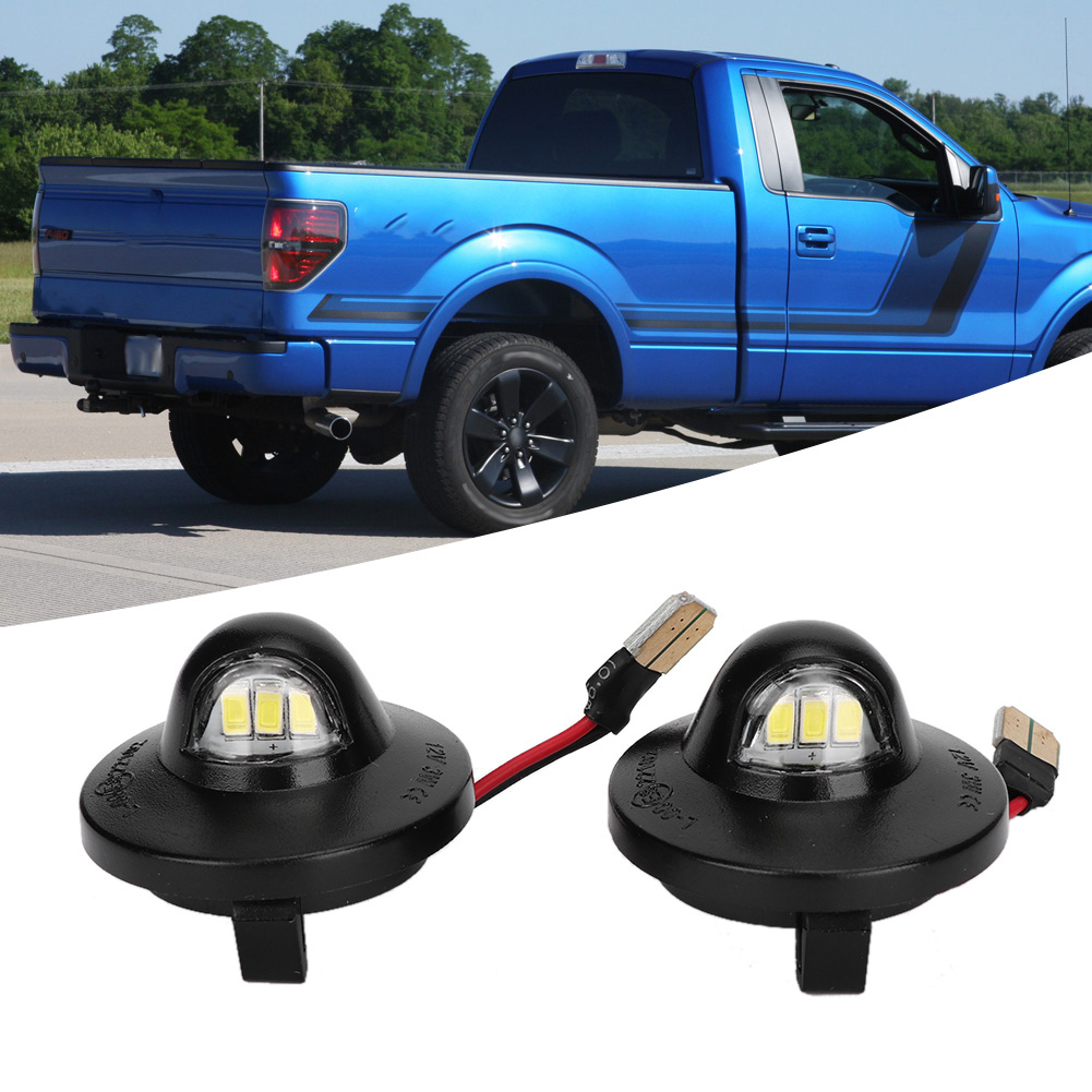 12-24v Led-kennzeichenbeleuchtung Für Ford F-150 1990-2014, Kennzeichenbeleuchtung, 2er-pack Weiße Blinkerbirnen