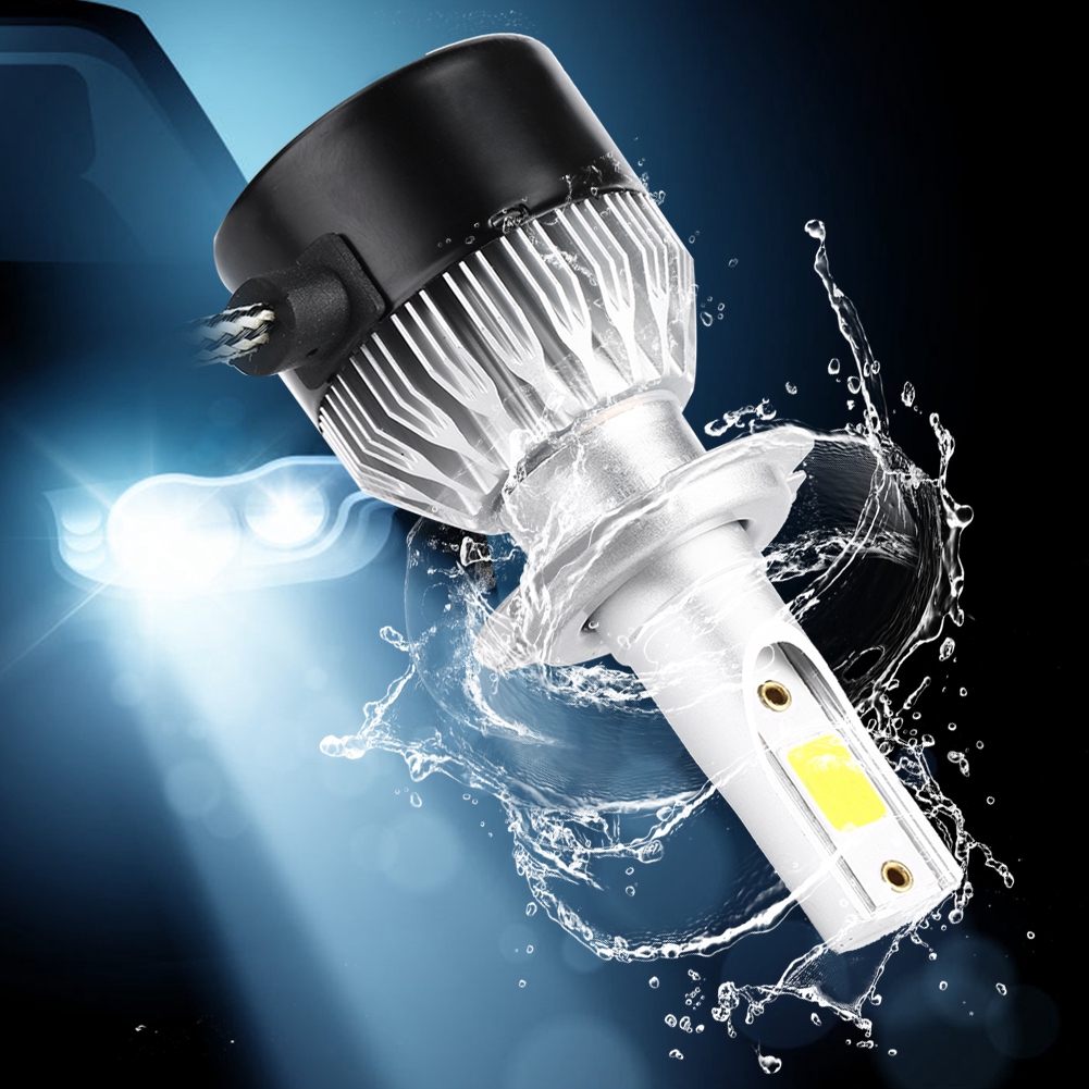 Set Mit 2 H7 55w 6000k Superhelle Led-lampen Für Autoscheinwerfer, Mini-abblendlicht-set, Kaltweiß, Direkter Ersatz