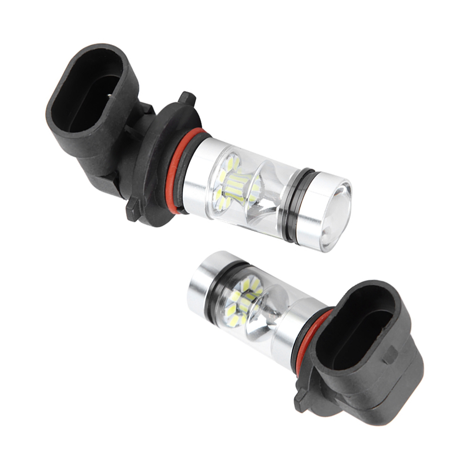 2er-pack 9006/hb4 100w Superhelle Weiße Led-lampen Für Fernlicht, Nebelscheinwerfer Und Autoscheinwerfer