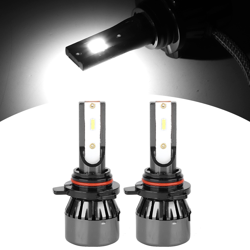 2er-set Led-autolampen 9012 60w Weiß 6000k L8, Hochleistungsscheinwerfer, Leistungsstarke 6500k-beleuchtung