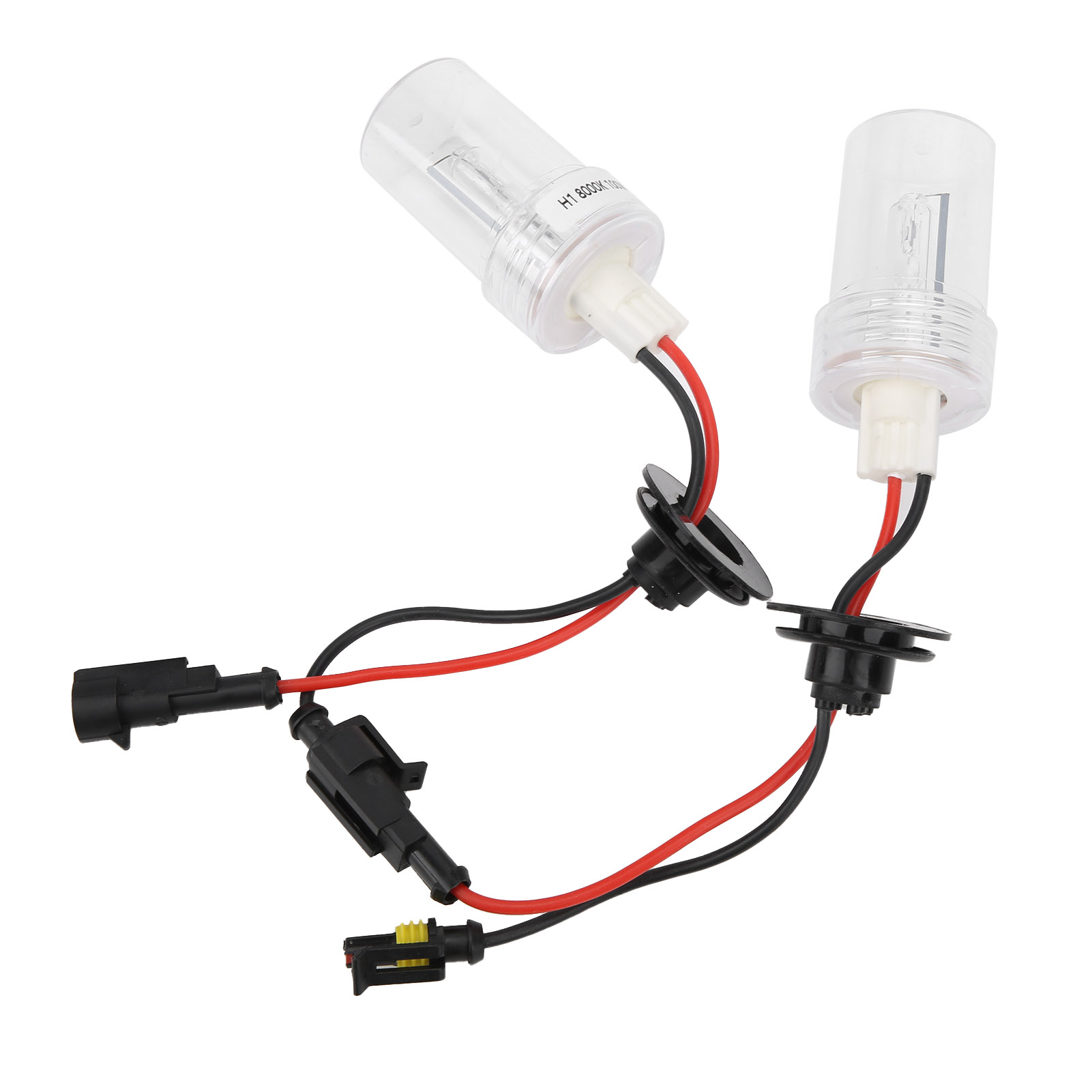 2 Hid Xenon H1 100w 8000k Blauweiße Lampen, 12v Autoscheinwerferlampen, Scheinwerferersatz (2er-pack)