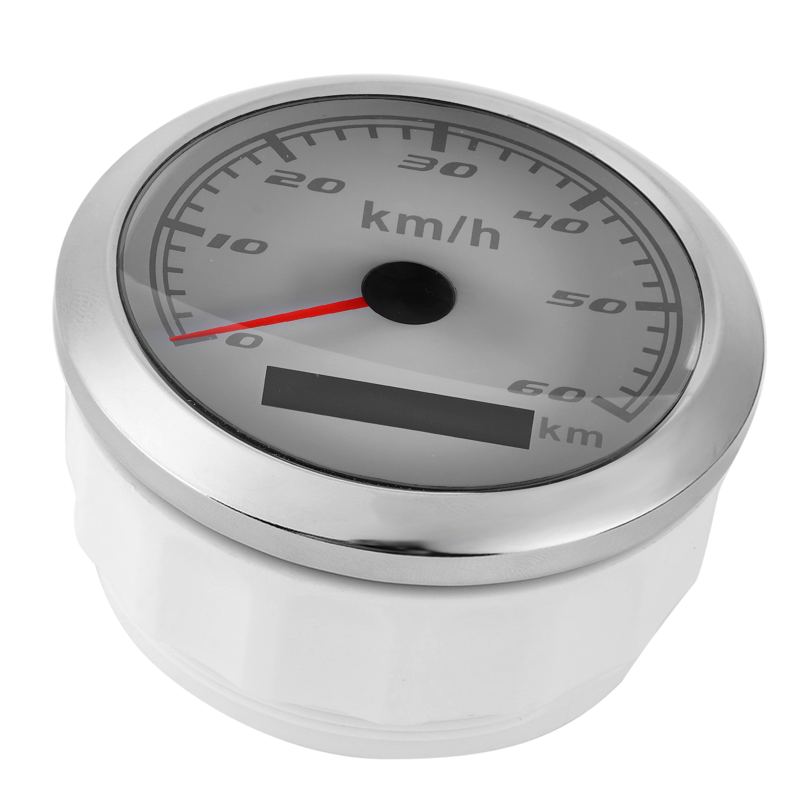85-mm-gps-tachometer, 60 Km/h, Ip67 Wasserdicht, Universell Einsetzbar Für Boote, Yachten, Autos Und Motorräder, Weißes Zifferblatt