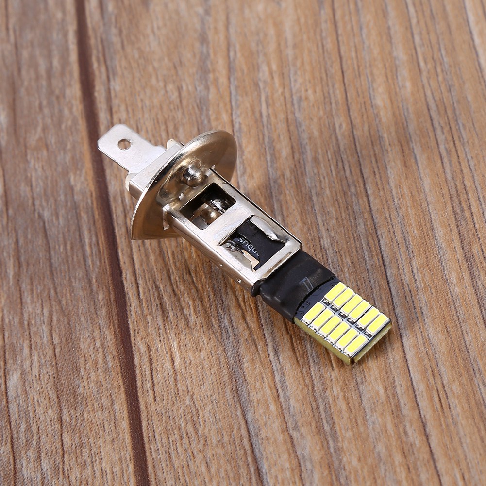 1 H1 6500k Kaltweiße 24-smd-led-lampe, Ersatz Für Nebelscheinwerfer, Tagfahrlicht (drl), Fahrzeugbeleuchtung