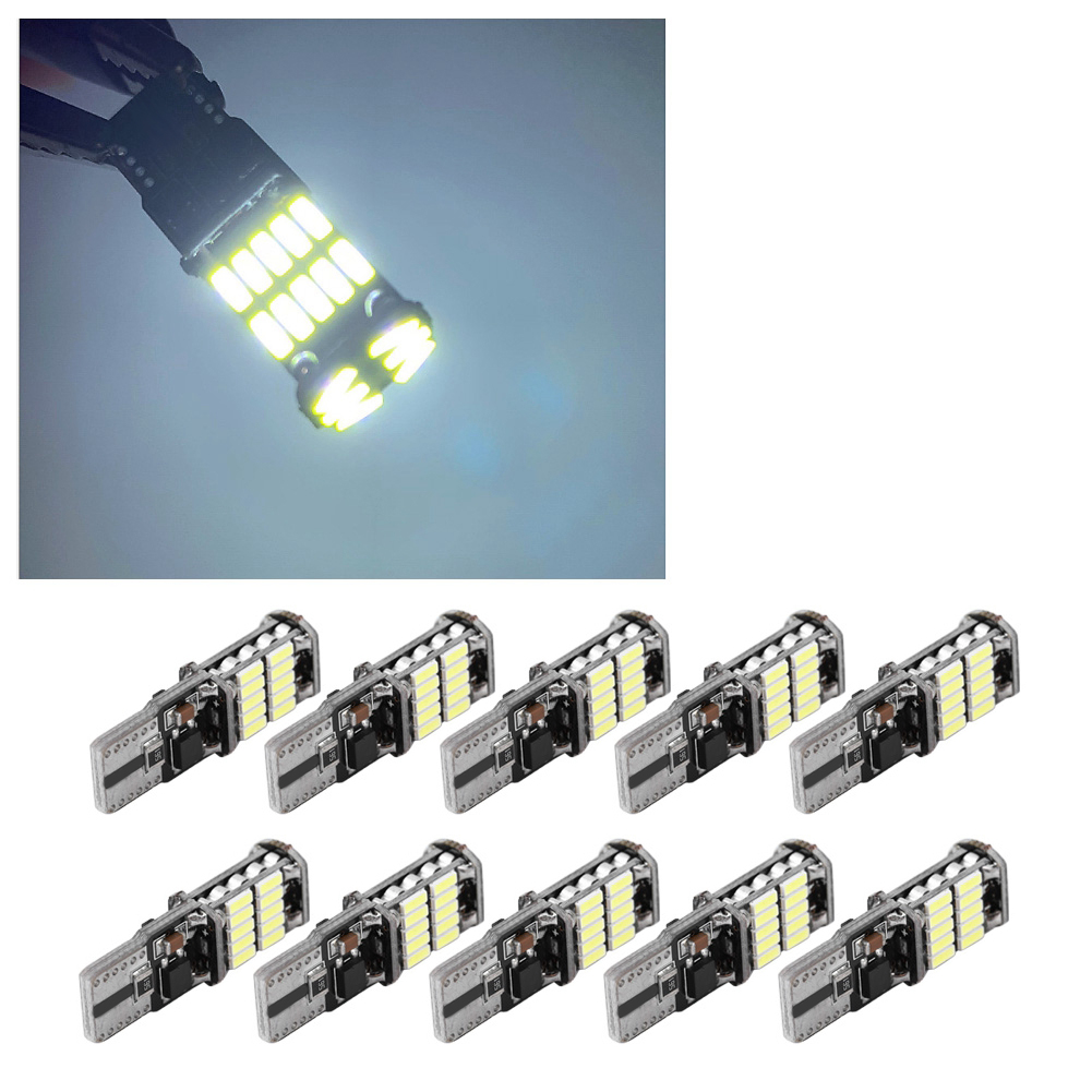10 Stück T10 4014 26smd Canbus Fehlerfreie Reinweiße Led-lampen Für Kennzeichenbeleuchtung