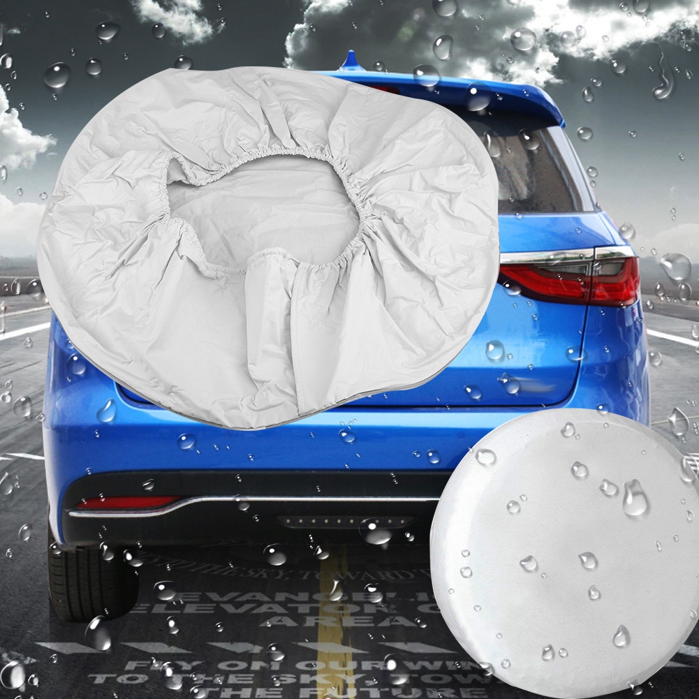 Universelle 28-zoll-ersatzradabdeckung, Wasser- Und Staubdicht, Für Anhänger, Wohnmobile, Suvs Und Lkws, Weißes Zubehör