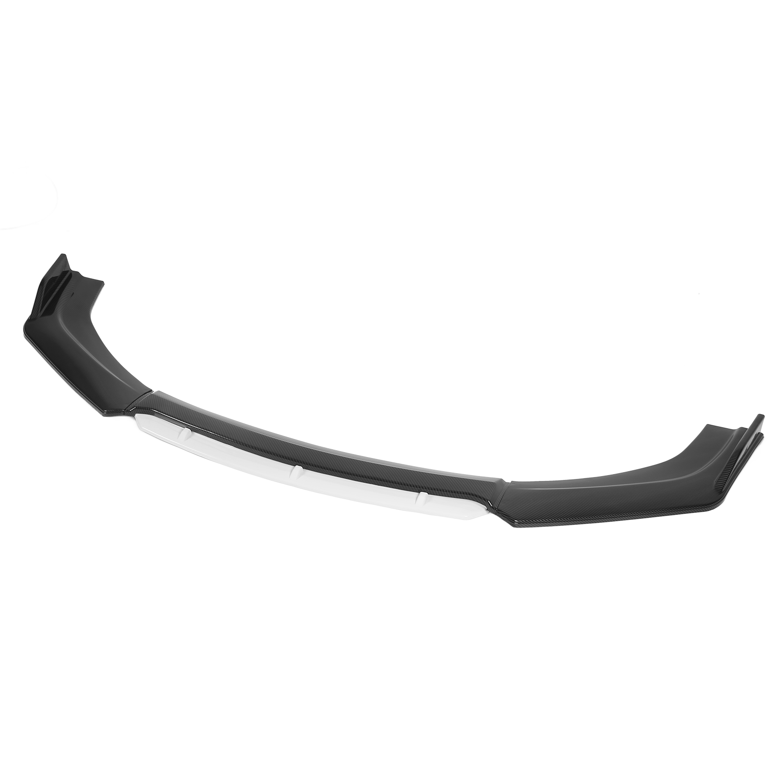Universeller Frontstoßstangenspoiler, Aerodynamik-kit, Tuningteil, Carbon-optik, Weiß