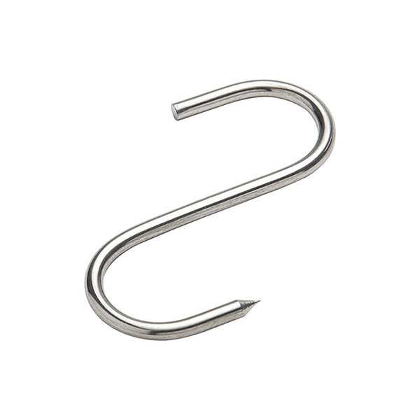 Schachtel Mit 10 Metzgerhaken Aus Edelstahl 16cm