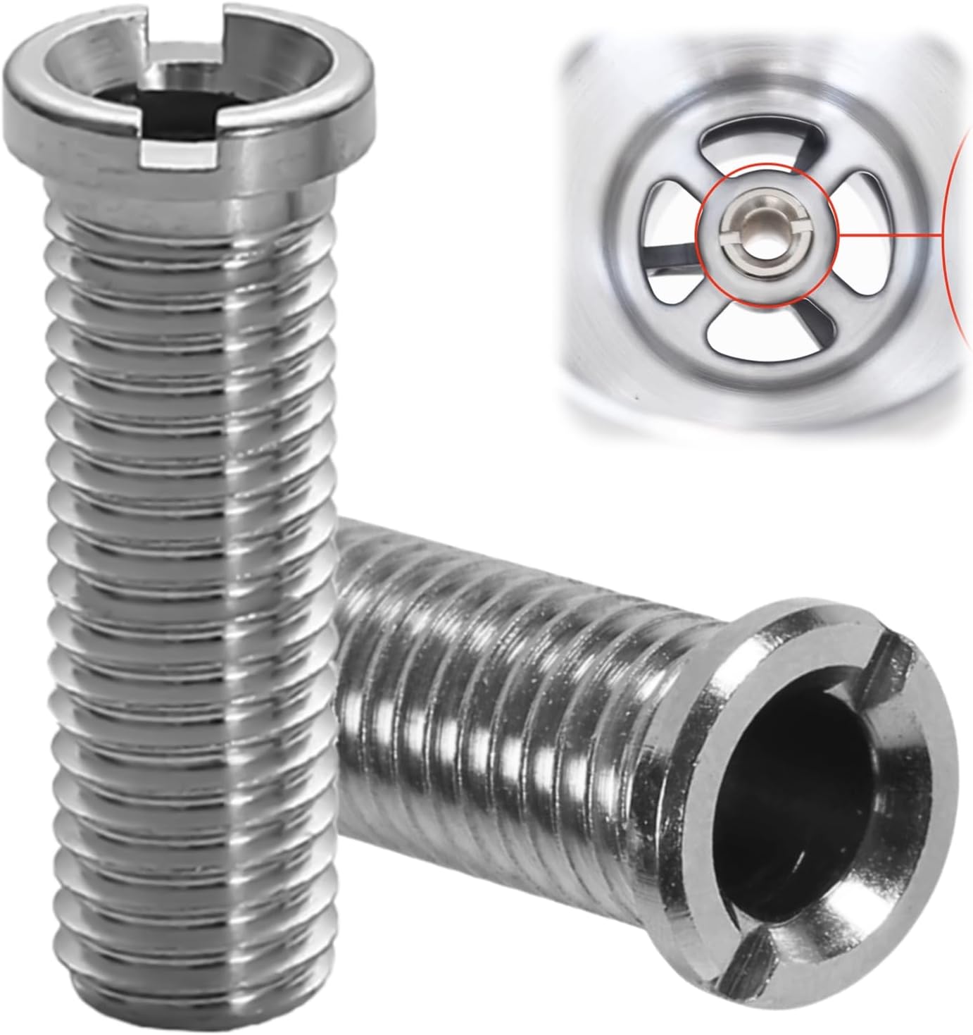 2 Stück Hohlschrauben Für Spülbecken, M12 X 40 Mm Edelstahl-hohlschrauben, Spülbecken-siebeinsatz-zubehör Für Die Küche, Geeignet Für Küchen- Und Barspülen