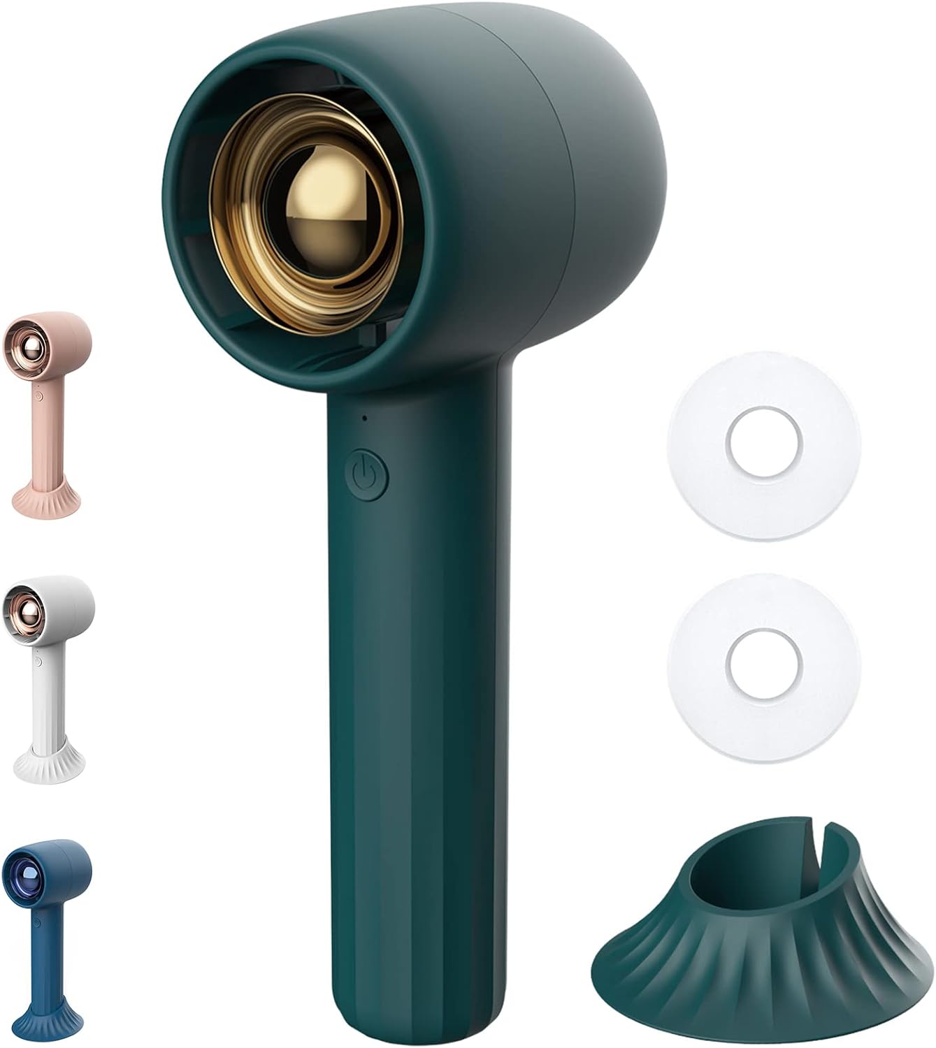 Jssevn - Ha1 Taschenventilator, Tragbarer, Wiederaufladbarer Handventilator Mit Aromatherapie, 3 Einstellbare Geschwindigkeitsstufen, Ideal Für Reisen Und Make-up