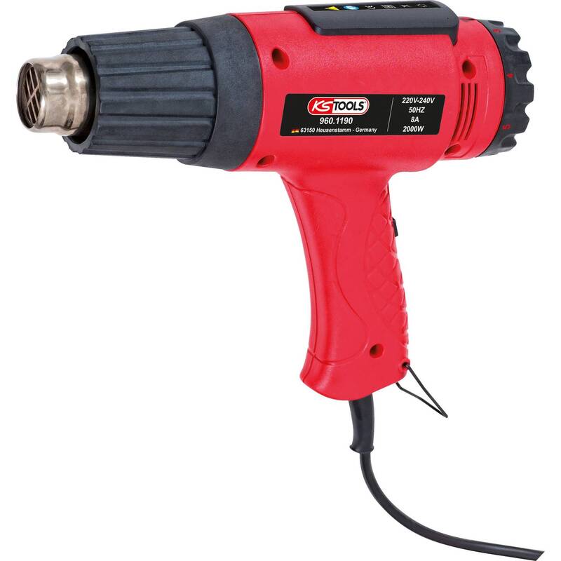 [gebraucht] B-ware Ks Tools Heißluftgebläse 2000w Heizgerät Handwerk Werkzeug 500l/min 240v 670g