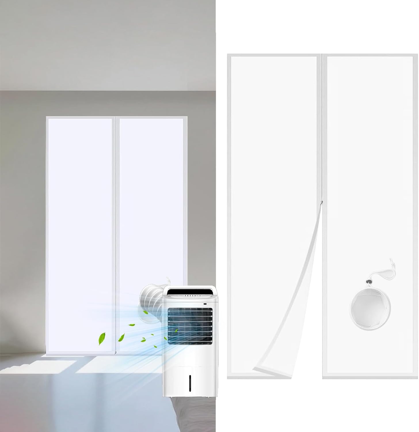 Türdichtung Für Mobile Klimaanlagen 210 X 90 Cm Türdichtungsset Für Klimaanlagen, Tür- Und Fensterdichtungsset, Für Balkontüren Und Große Fenster