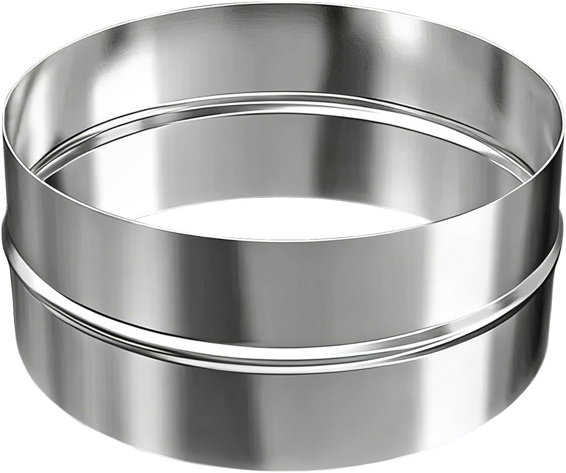 100-mm-lüftungsschlauchverbinder, 100-mm-schlauchverbinder Aus Verzinktem Stahl, Runder Lüftungsschlauch Aus Verzinktem Stahl, Flexibler Abluftschlauchadapter