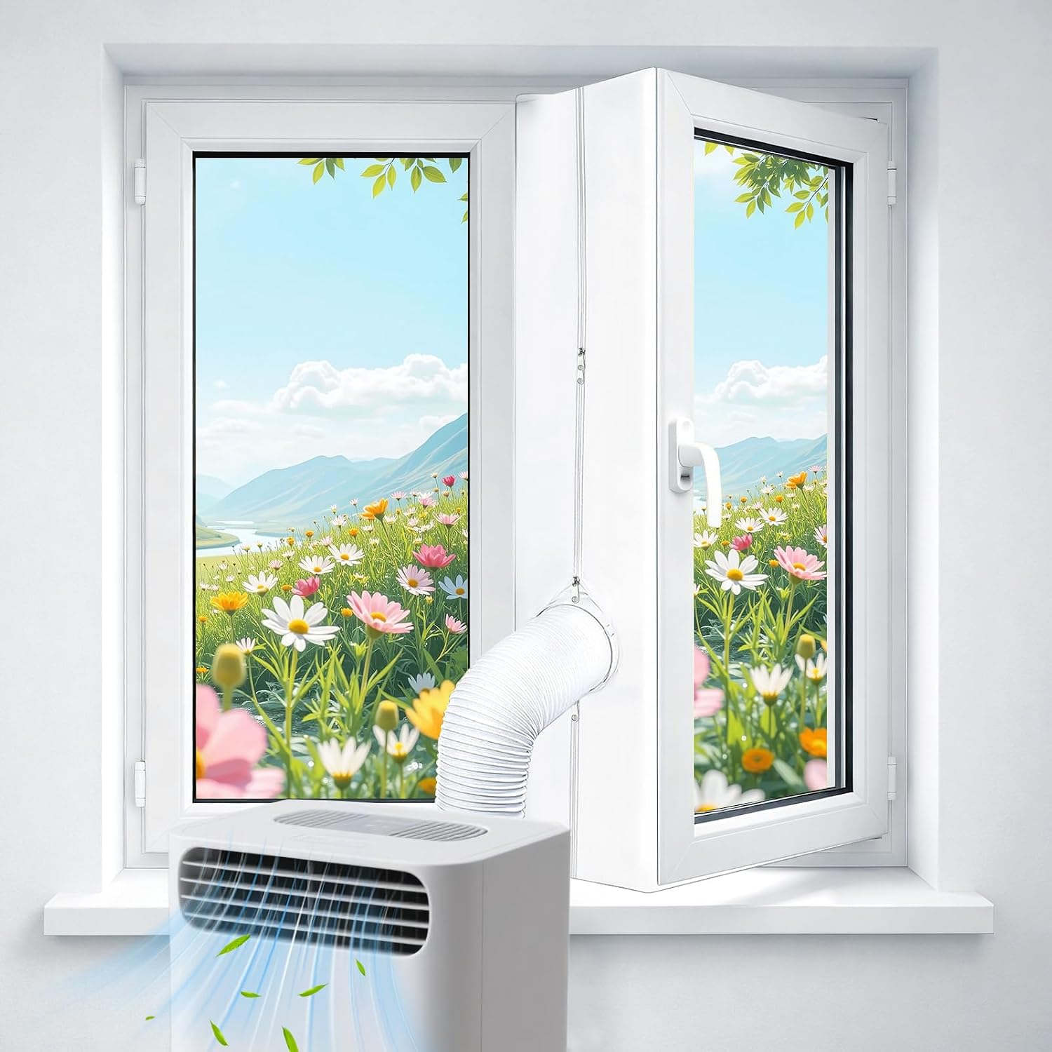 300 Cm Klimaanlagen-dichtungsset, Fensterdichtung Für Tragbare Klimaanlagen, Universal-fensterdichtung Für Tragbare Klimaanlagen Und Trockner, Einfache Installation Für Tragbare Klimaanlagen, Einfach