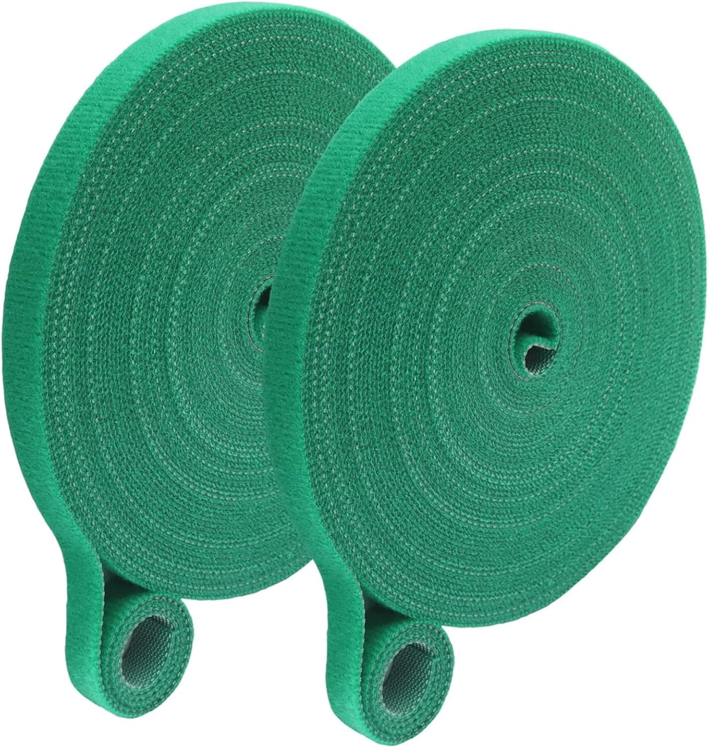 2 Rollen Selbstklebendes Klettband (10 Mm X 10 M), Wiederverwendbare Befestigungselemente Für Kletterpflanzen, Pflanzenstützen Und Garten, Rasen