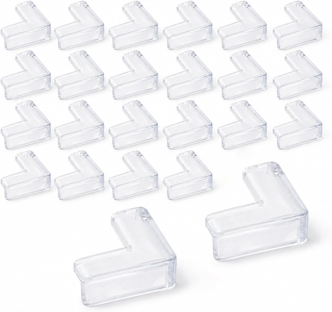 24 Transparente Tischkantenschoner (l) Transparente Möbelprotektoren, Selbstklebende Kantenschoner Für Möbelecken, Schränke, Tische, Betten, Kissen