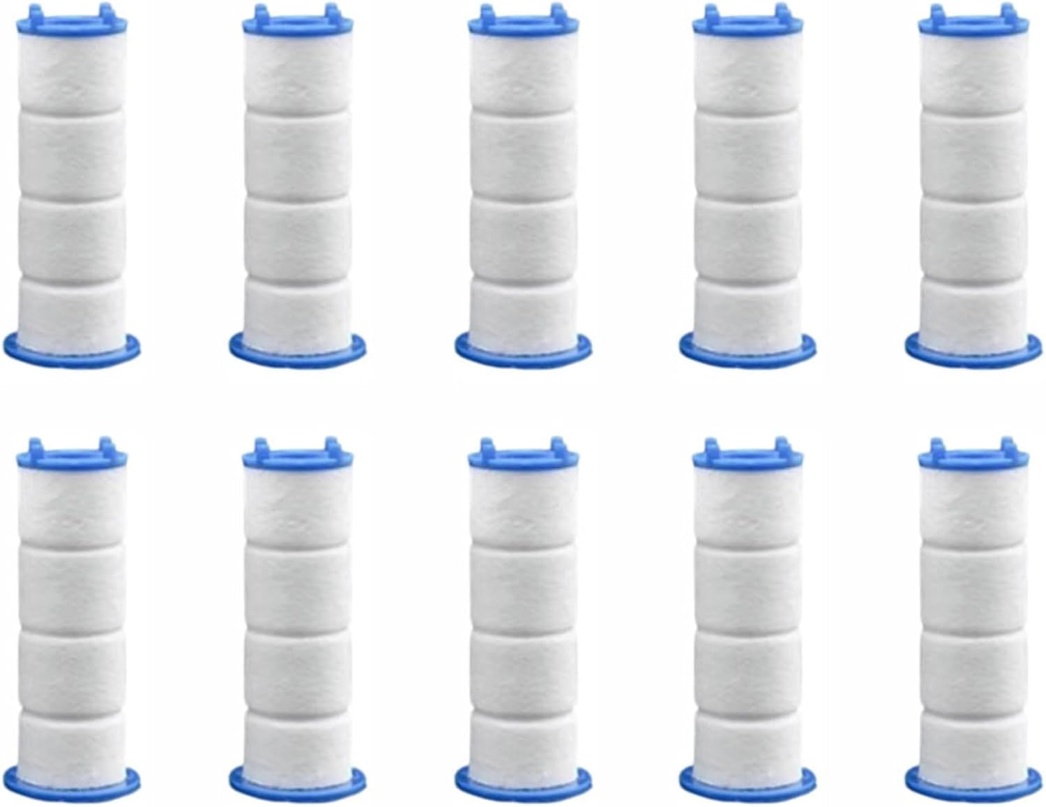 Packung Mit 40 Ersatz-duschkopffiltern, 60 Mm Hochdruck-handbrause-set, Für Hartes Wasser
