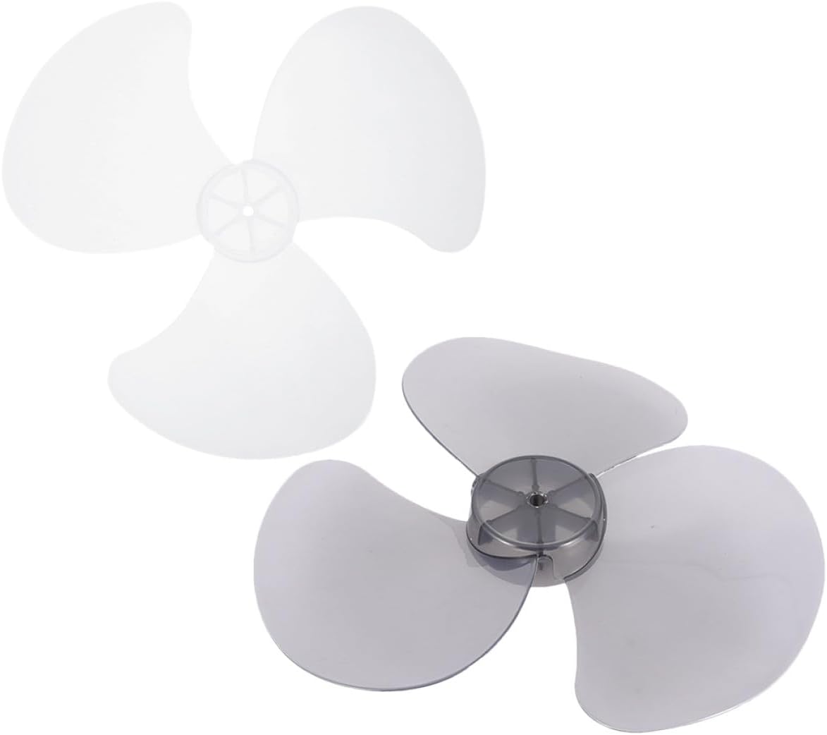 Set Mit 2 Ersatz-ventilatorflügeln (28 Cm) Aus Kunststoff Für Tisch- Und Standventilatoren, Leise Und Hitzebeständig
