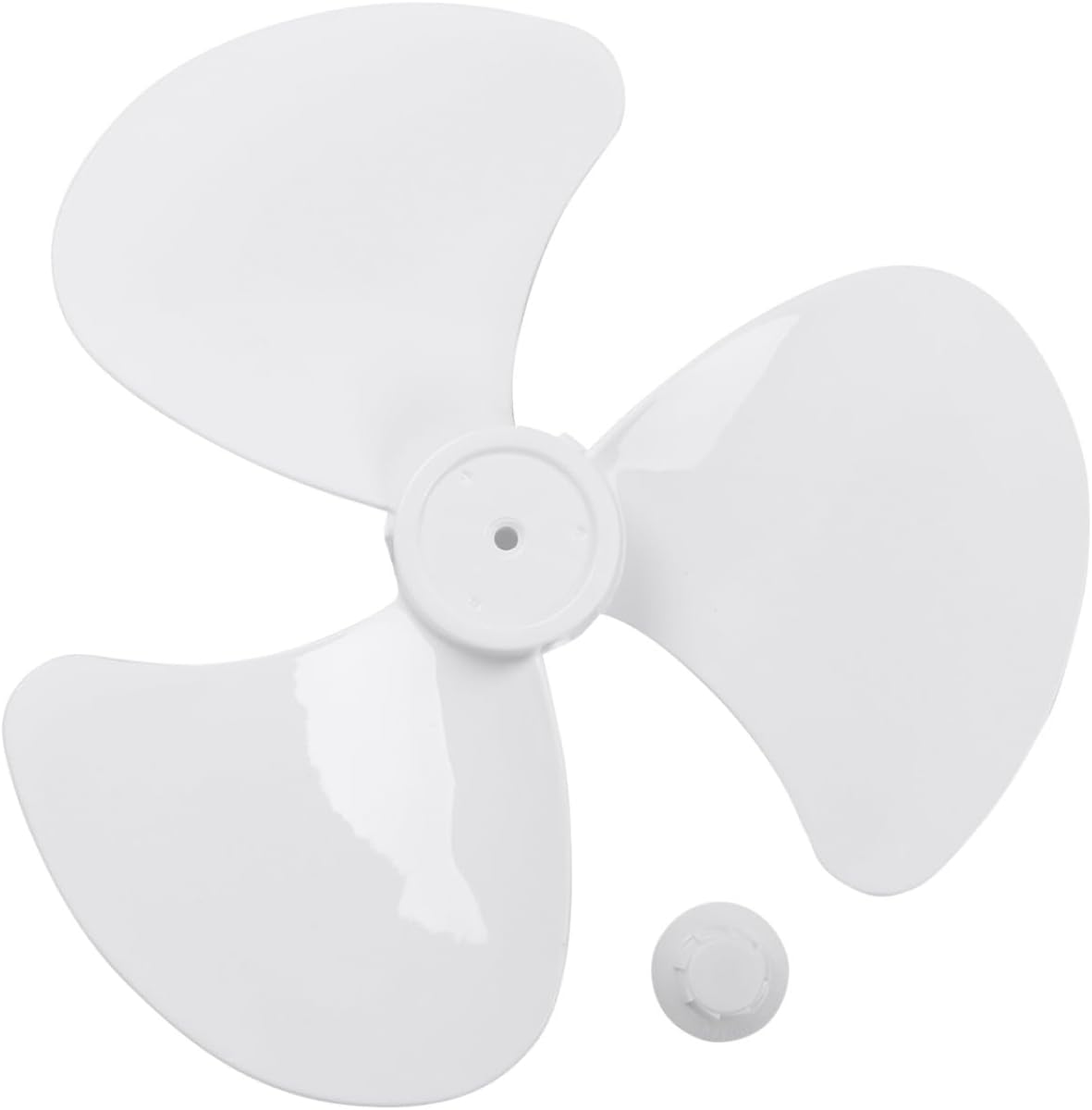 Lüfterflügel, Lüfterpropeller Mit Mutternabdeckung, Ersatzteil, Weiß, 38 Cm