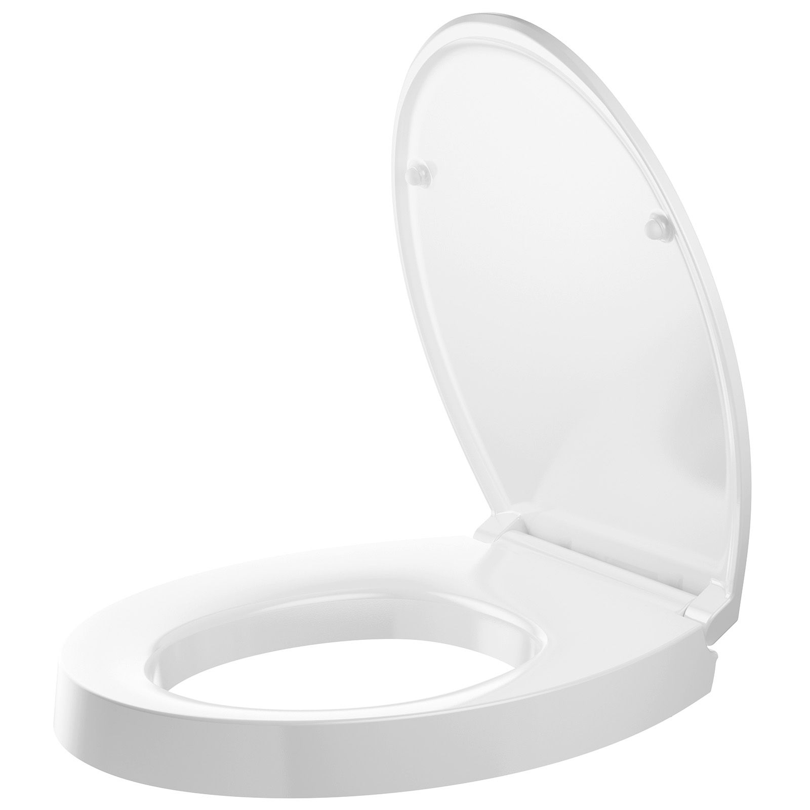 Cecipa Max Wc Sitz Mit Absenkautomatik, Weiß Toilettendeckel, Klodeckel O-form Mit Quick Release Funktion Für Einfache Montage & Reinigung, Duroplast Toilettensitz