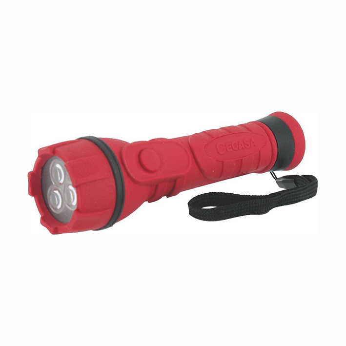 Linterna Tub.goma 3led 104153 Luz Led