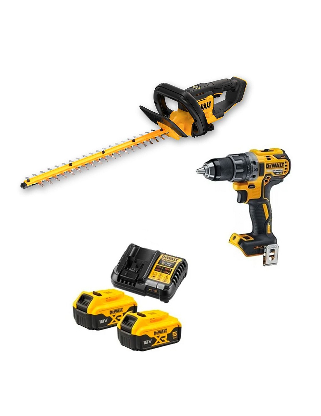 Dewalt Kit Dcko003p2 (dcmht562 + Dcd791 + 2 X 5,0 Ah + Dcb1104)