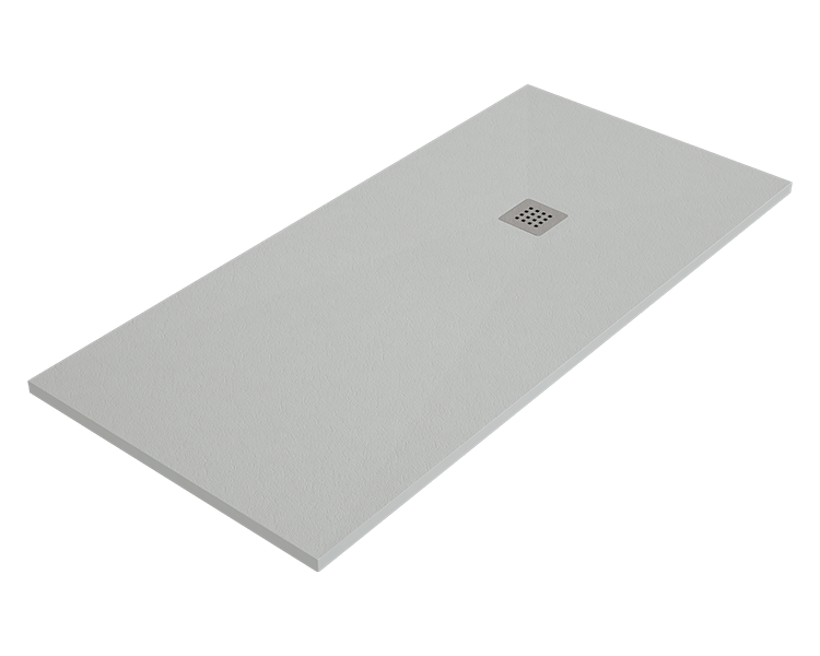 Duschwanne Ardesia 75x110 Cm Wolke Edelstahlgitter