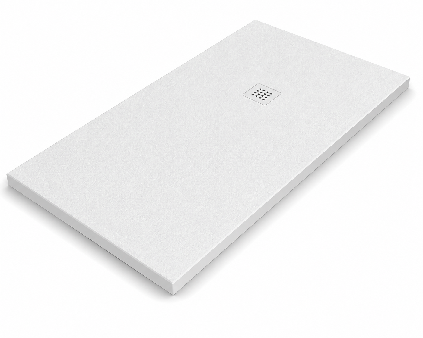 Duschwanne Ardesia 90x200 Cm Weiß Gitter Weiß