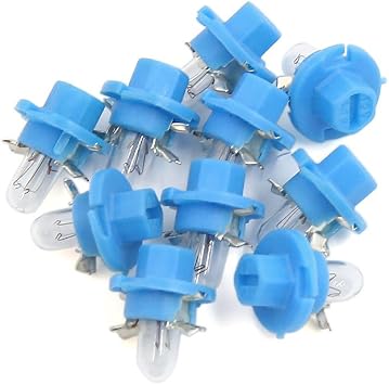 Sourcing Map 10 Stück Dc 12v Gelbe Beleuchtung 550lm B8.4 Innenraum-armaturenbrett-kontrollbirne Für Auto