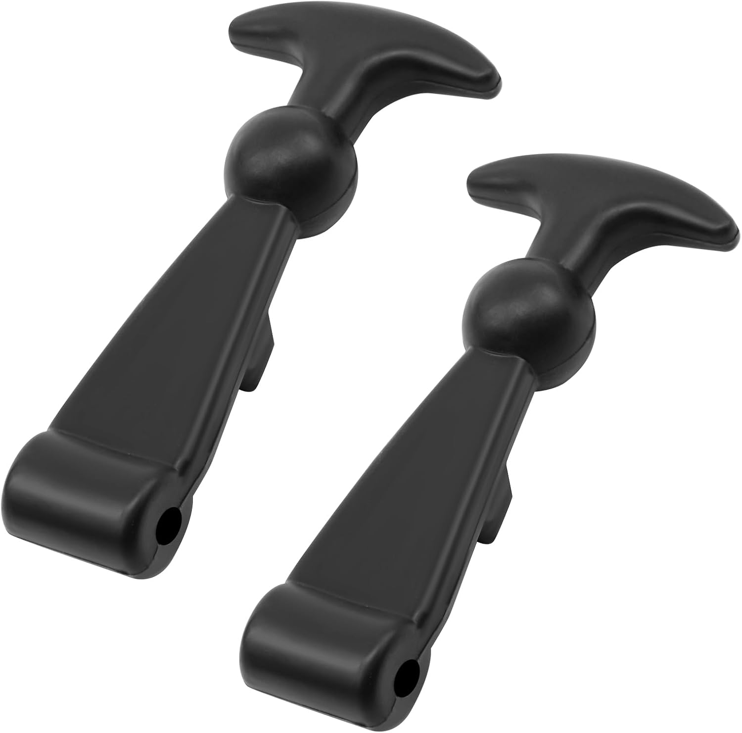 2 Stück Gummihaubenbefestigungen, Schwarze, Robuste Gummihaubenbefestigungen, Flexible Elastische Haubenstützen Für Werkzeugkästen, Transportwagen, Automotoren
