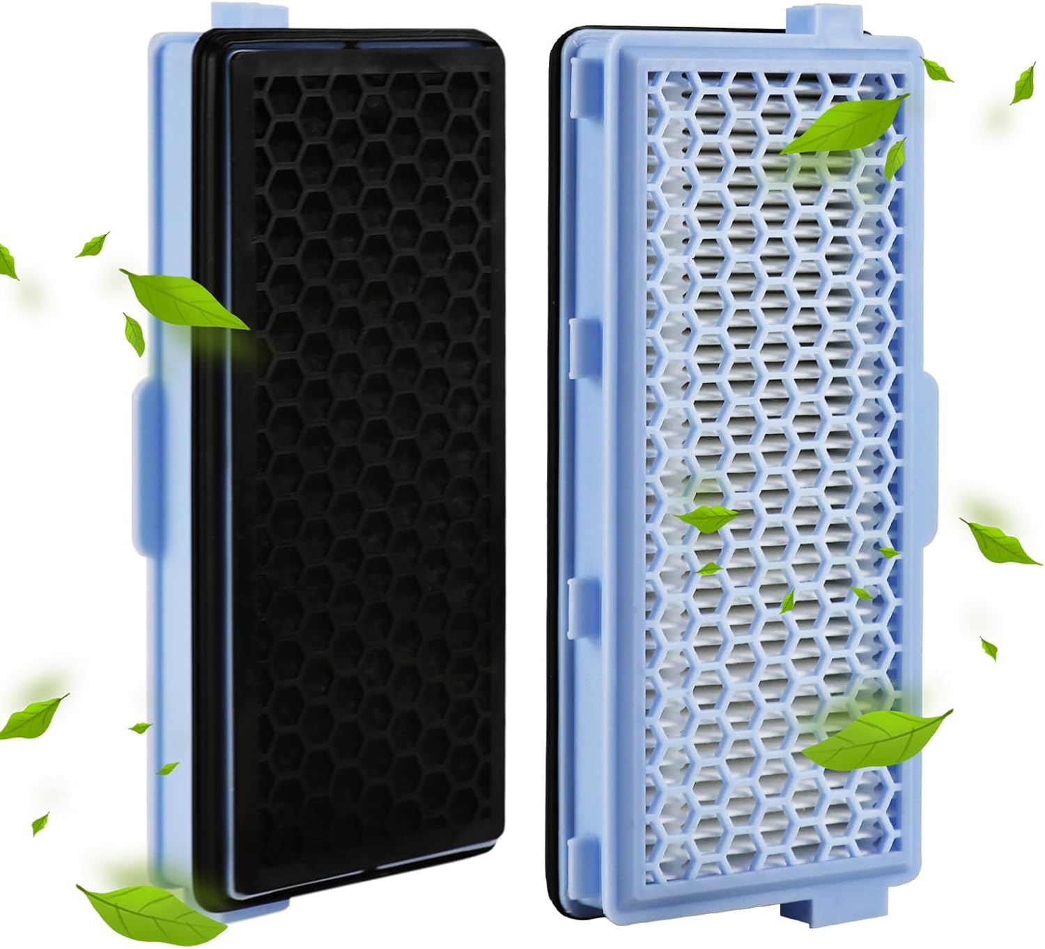 Zwei Kompatible Filter Für Die Staubsauger Miele/sf-ha 50/s4/s5 Und Miele C1/c2/c3.