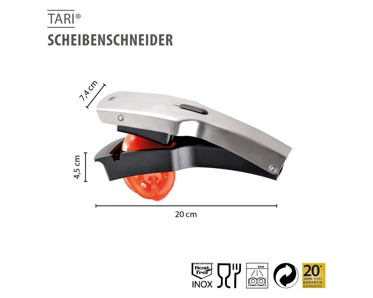 Gefu Tari Handschneidemaschine Schwarz, White Kunststoff, Edelstahl Bild 4