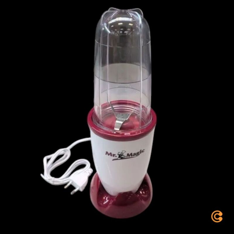 [gebraucht] B-ware Gourmetmaxx Mixer Mr. Magic 250w Standmixer Küchenmaschine Rot 4-teilig 0.5l