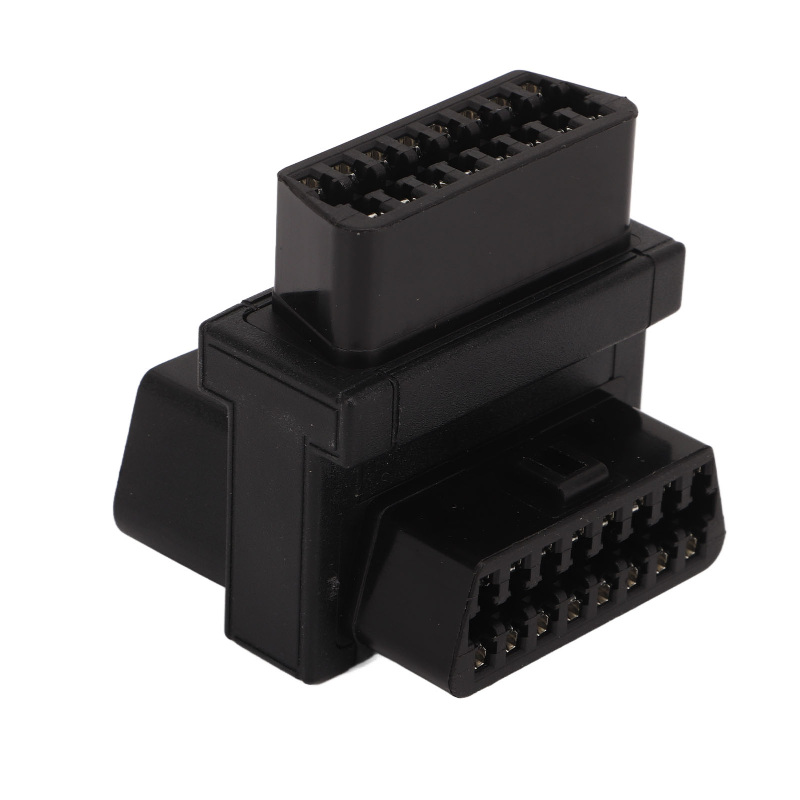 Obd2-adapter, 16-poliger Stecker Auf 2 Buchsen, Plug-and-play-splitteranschluss Für Diagnoseerweiterung