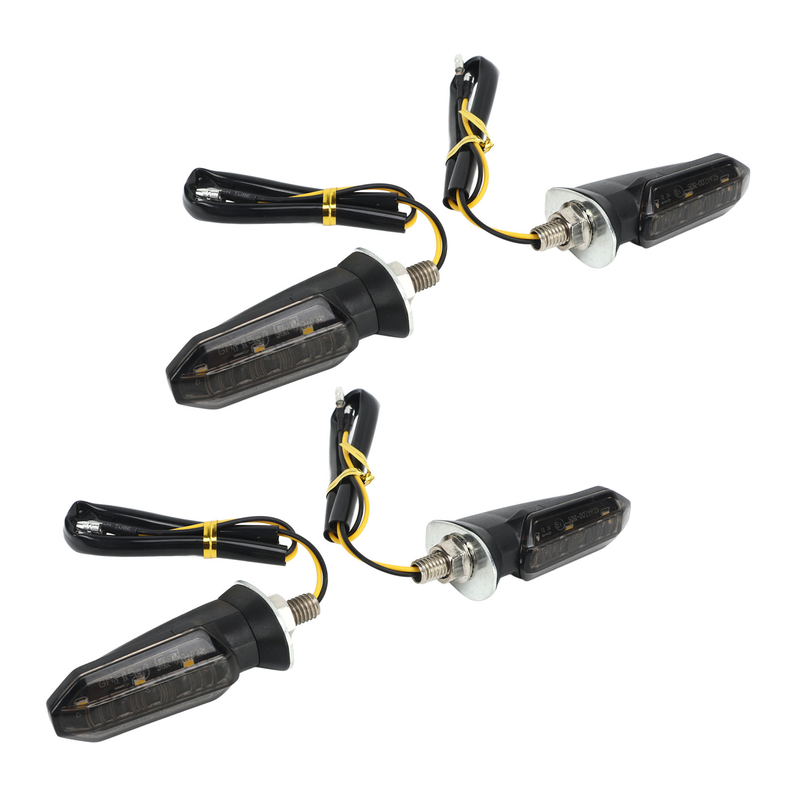 4er-pack Led-blinker Für Motorräder, Mini-vorder- Und Rückblinker, Wasserdicht, Universell Einsetzbar Für Strandroller, 12 V