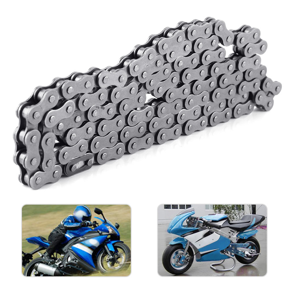 415-110l Gliederkette Für 49cc 60cc 66cc 80cc Motoren, Hochleistungskettensatz Für Motorisierte Fahrräder, Langlebige Kraftübertragung, Kompatibel Mit Benzinfahrrädern.