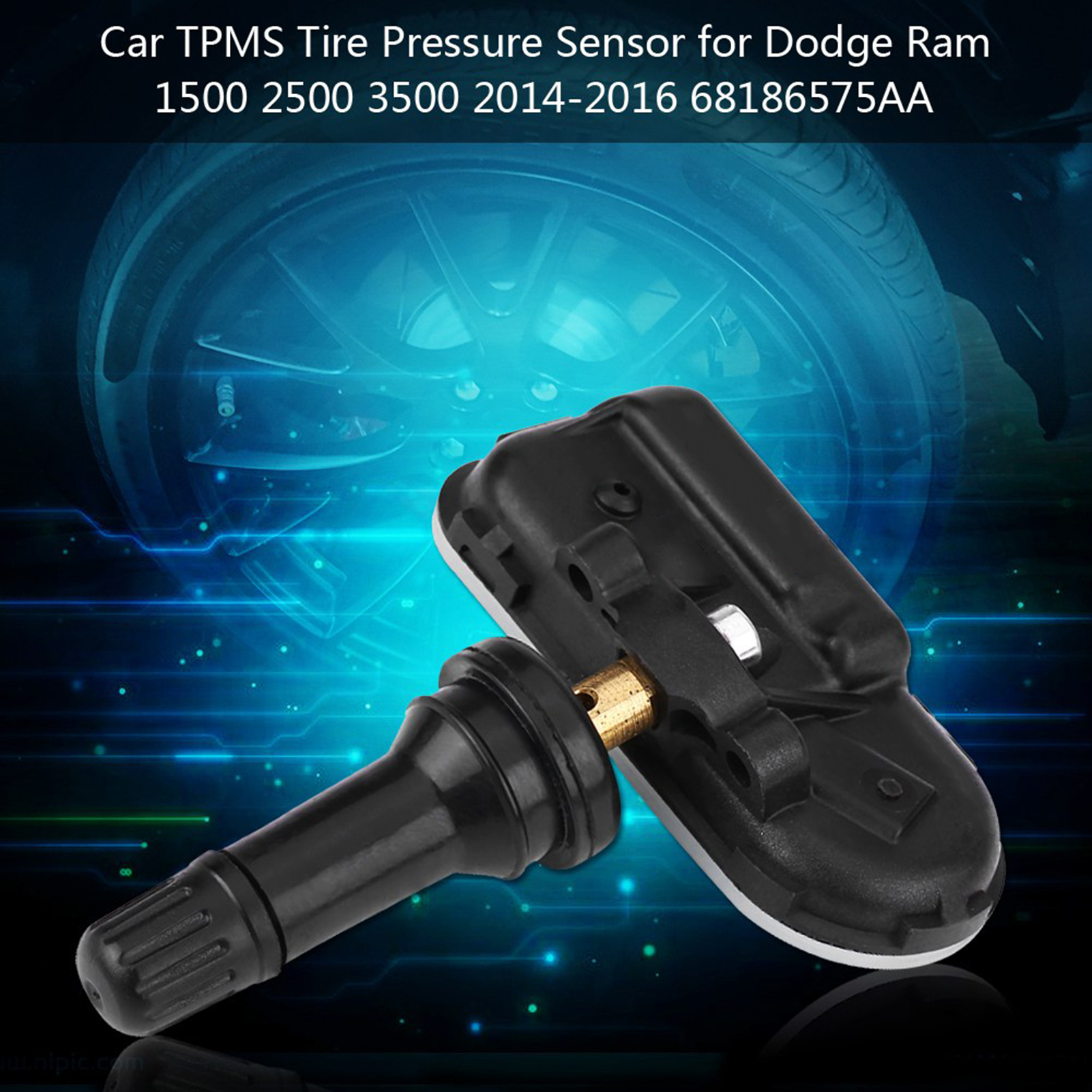 434-mhz-tpms-sensor, Kompatibel Mit Dodge Ram 1500, 2500 Und 3500 (2014–2016), Reifendruckkontrollsystem, 6-sensoren-set