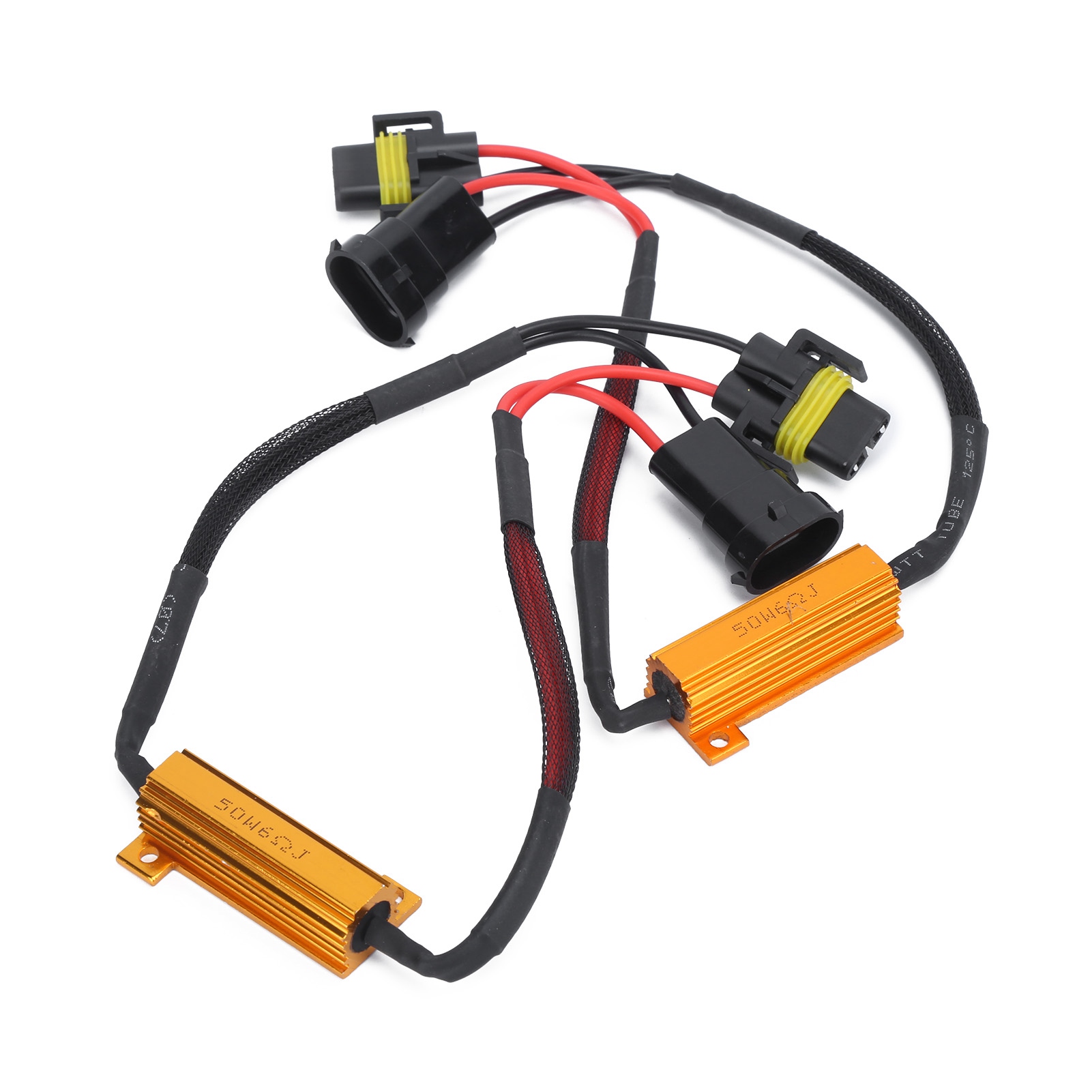 Packung Mit 2 50w 12v Dekodierungswiderständen Für H11 Led-nebelscheinwerfer, Antiflimmern, Lastkorrektur Für Autoscheinwerfer