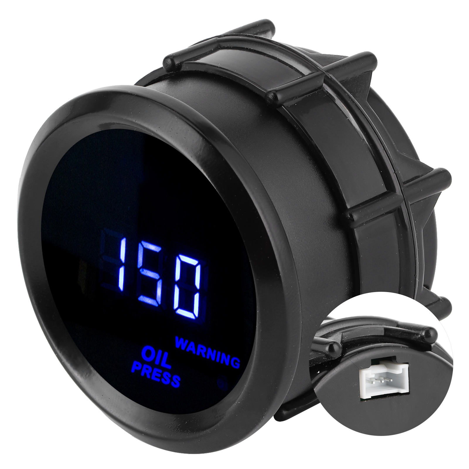 Digitales Öldruckmessgerät 0–150 Psi, Blaue Led-anzeige, Hohe Genauigkeit, 12 V, Automatische Anzeige Mit Sensor, 2 Stück